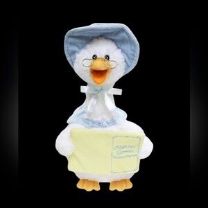 Cuddle Barn Mother Goose Animated Talking Musical Plush Toy 14” Nursery Rhymes
